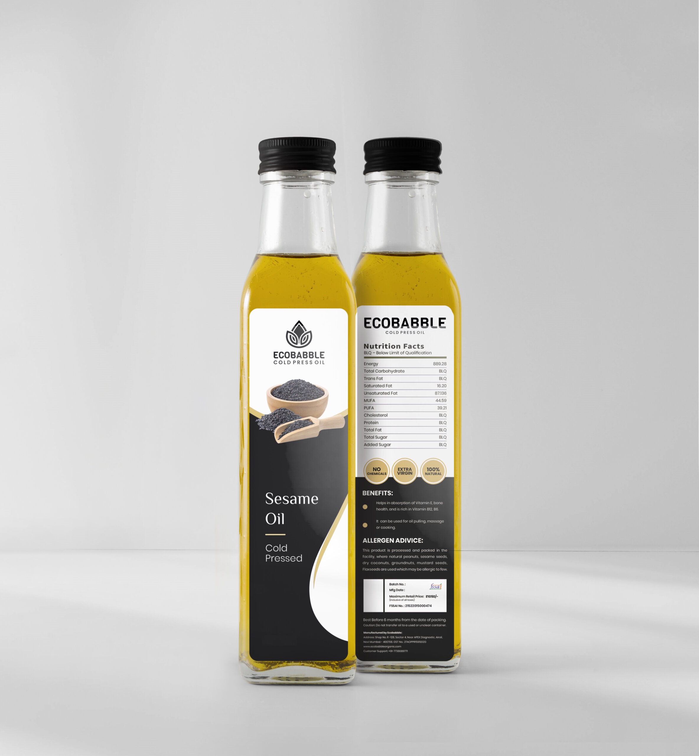 SESAME Cold Press Oil